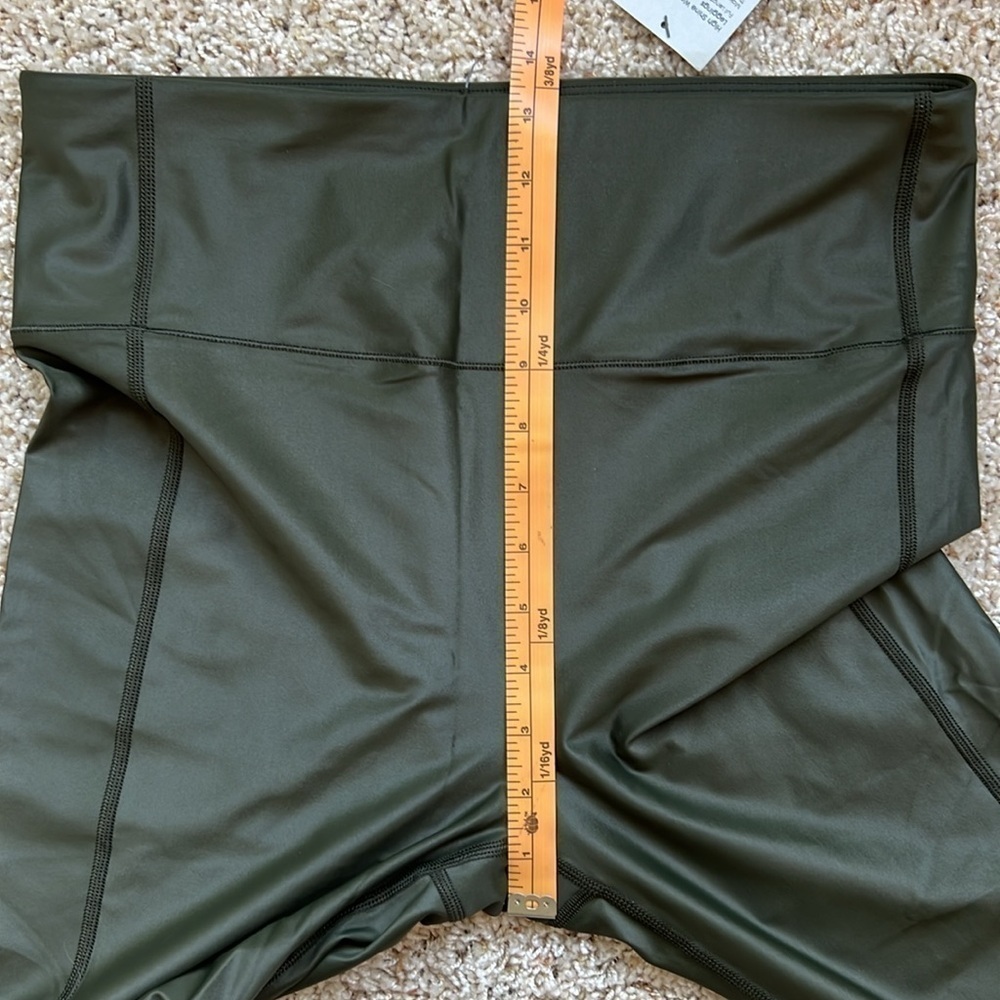 Sweaty Betty High Shine Workout Leggings Dark Forest Green XL NWT - Picture 11 of 12